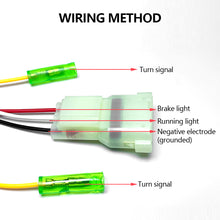 Load image into Gallery viewer, 12V Motorcycle Signal Lights Brake Turn Light Light Flowing Taillight DRL Daytime Running Lamp Brake Light
