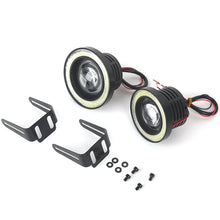 Load image into Gallery viewer, 2Pcs 30W Car Fog Lights Driving DRL Lamp COB Angel Eye 64/76/89mm Ambient Lamps Waterproof Daytime Running Bulb Headlight DC 12V
