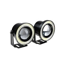 Load image into Gallery viewer, 2Pcs 30W Car Fog Lights Driving DRL Lamp COB Angel Eye 64/76/89mm Ambient Lamps Waterproof Daytime Running Bulb Headlight DC 12V
