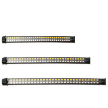 Load image into Gallery viewer, Universal Dual Color Motorcycle LED Turn Signal Light &amp; DRL Amber White Moto Flasher Ring Fork Strip Lamp Flowing Flashing Blinker
