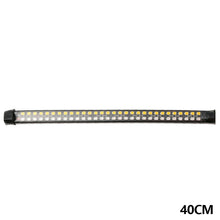 Load image into Gallery viewer, Universal Dual Color Motorcycle LED Turn Signal Light &amp; DRL Amber White Moto Flasher Ring Fork Strip Lamp Flowing Flashing Blinker
