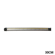 Load image into Gallery viewer, Universal Dual Color Motorcycle LED Turn Signal Light &amp; DRL Amber White Moto Flasher Ring Fork Strip Lamp Flowing Flashing Blinker
