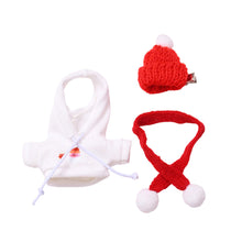 Load image into Gallery viewer, For Labubu 4.0 Clothes Christmas Snowman-Themed Hoodie Set Mini Plush Doll Clothing Fashion Doll Accessories Gift
