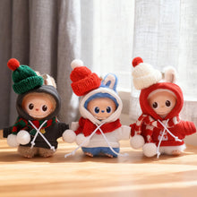 Load image into Gallery viewer, For Labubu 4.0 Clothes Christmas Snowman-Themed Hoodie Set Mini Plush Doll Clothing Fashion Doll Accessories Gift
