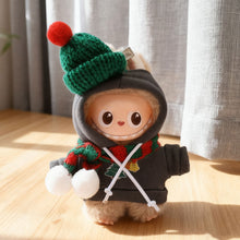 Load image into Gallery viewer, For Labubu 4.0 Clothes Christmas Snowman-Themed Hoodie Set Mini Plush Doll Clothing Fashion Doll Accessories Gift
