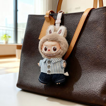 Load image into Gallery viewer, For Labubu 4.0 Clothes Sweet Pin Bow Dress with Pearl Headpiece Set Mini Plush Doll Clothing Fashion Doll Accessories Gift
