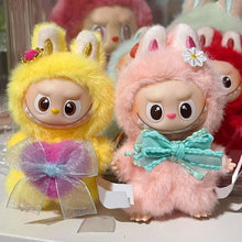 Load image into Gallery viewer, For Mini Labubu 4.0 The Monsters Pin for Love Series Spring in the Wild Animal Jumpsuit Set For Labubu Doll Accessories Gift
