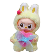 Load image into Gallery viewer, For Mini Labubu 4.0 The Monsters Pin for Love Series Spring in the Wild Animal Jumpsuit Set For Labubu Doll Accessories Gift
