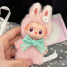 Load image into Gallery viewer, For Mini Labubu 4.0 The Monsters Pin for Love Series Spring in the Wild Animal Jumpsuit Set For Labubu Doll Accessories Gift
