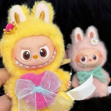 Load image into Gallery viewer, For Mini Labubu 4.0 The Monsters Pin for Love Series Spring in the Wild Animal Jumpsuit Set For Labubu Doll Accessories Gift
