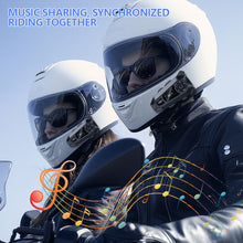 Load image into Gallery viewer, Bluetooth 5.3 Digital Display Motorcycle Helmet Bluetooth Headset Wireless Hands-free Calling &amp; Music Player FM IPX5 Waterproof Intercom Communication System
