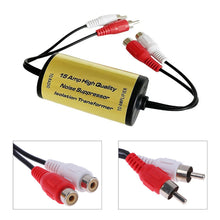 Load image into Gallery viewer, Car Audio Filter for Anti-Interference &amp; Noise Filtering Audio Source Purification Sound Quality Enhancement
