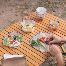 Load image into Gallery viewer, Lightweight Foldable Camping Disposable Tableware Set For Picnic And Birthday Party Outdoor Camping Decoration
