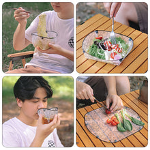 Load image into Gallery viewer, Lightweight Foldable Camping Disposable Tableware Set For Picnic And Birthday Party Outdoor Camping Decoration
