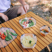 Load image into Gallery viewer, Lightweight Foldable Camping Disposable Tableware Set For Picnic And Birthday Party Outdoor Camping Decoration
