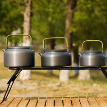 Load image into Gallery viewer, 0.8L 1.2L 1.8L Aluminum alloy Portable Outdoor Camping Coffee and Tea Kettle for Hiking Fishing Picnic Cooking Equipment
