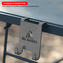 Load image into Gallery viewer, Multi-purpose Outdoor Hang Gas Canister Hook Gas Tank Hook With Hanging Plate Bottle Opener Camping Table Gas Stove Tank Hook
