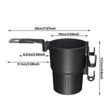 Load image into Gallery viewer, Universal Car Seat Headrest Hook Hanger Storage Organizer with Cup and Phone Holder for Handbag Fit Vehicle Car Accessories
