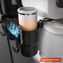 Load image into Gallery viewer, Universal Car Seat Headrest Hook Hanger Storage Organizer with Cup and Phone Holder for Handbag Fit Vehicle Car Accessories
