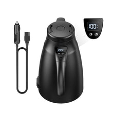 Load image into Gallery viewer, Universal 12V/24V 0.8L 1.2L Large Capacity Smart Car Heating Cup Car Electric Kettle Stainless Steel Water Boiler Thermos for Truck Travel Office Vehicle
