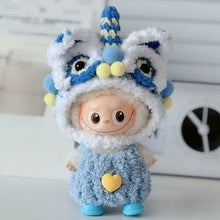 Load image into Gallery viewer, For 10.5cm Labubu Doll Clothes Red Festival Clothing Red Awakening Lion Clothing Set Dolls Accessories Cute Decoration Little Cloths
