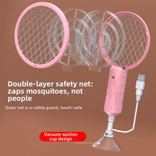 Load image into Gallery viewer, Lollipop Electric Mosquito Swatter Suction Cup Model Multi-Functional Ultraviolet Automatic Mosquito Lamp Home Outdoor Camping Mosquito Repellent Device
