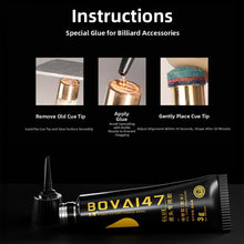 Load image into Gallery viewer, 3G Billiard Cue Tip Special Glue Cue Tip Replacement and Repair Strong Adhesive Billiards Supplies

