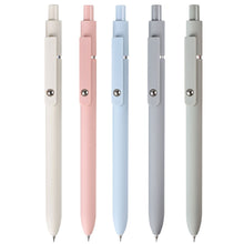 Load image into Gallery viewer, 5Pcs Retro Morandi Colour Gel Pens Soft Touch Quick Dry Smooth 0.5mm Gel Ink Pen For School Writing Stationery Supplies
