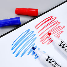 Load image into Gallery viewer, 1Pc Whiteboard Marker 2.0mm Nib Black Blue Red High-Volume Ink Office Teaching Pen Clear Handwriting &amp; Easy Erasure
