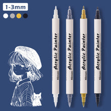 Load image into Gallery viewer, Creative White Ink Gel Pen 1mm Highlight Marker Pen for Student Stationery Drawing Art Writing School Supplies
