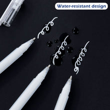 Load image into Gallery viewer, Creative White Ink Gel Pen 1mm Highlight Marker Pen for Student Stationery Drawing Art Writing School Supplies
