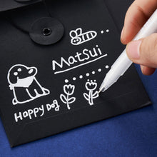 Load image into Gallery viewer, Creative White Ink Gel Pen 1mm Highlight Marker Pen for Student Stationery Drawing Art Writing School Supplies
