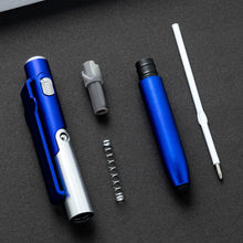 Load image into Gallery viewer, 4 In 1 Multi-Function Ballpoint Pen With LED Light Fold Phone Holder Night Read Writing Pencil Office Student Stationery Tools
