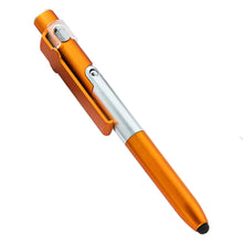 Load image into Gallery viewer, 4 In 1 Multi-Function Ballpoint Pen With LED Light Fold Phone Holder Night Read Writing Pencil Office Student Stationery Tools
