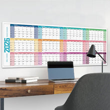 Load image into Gallery viewer, 2026 New Yearly Daily Schedule Planner Sheet Calendar Wall 365 Day Plan Annual Hanging Planning Weekly Agenda Pad Month 12
