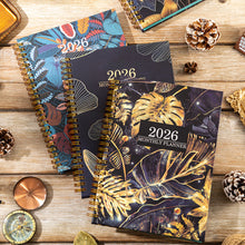 Load image into Gallery viewer, 2026 Planner Notebook Weekly and Monthly Calendar Plan from January to December A5 (6.5"x 8.5") Acaden 12-month Work Plan
