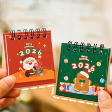 Load image into Gallery viewer, 2025.8-2026.12 Mini Cartoon Desk Calendar Cute Fashion Christmas Calendar Portable Pocket Calendar Schedule Desktop Decoration Christmas Gifts
