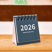 Load image into Gallery viewer, 2025.6-2026.12 Mini Simple Calendar Small Desk Calendar Creative Coil Calendar Planner Desktop Decoration Office Stationery
