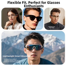 Load image into Gallery viewer, 5.3 Clip-On Glasses Bluetooth Headphones Outdoor Cycling Driving Wireless Bone Conduction Headphones Compatible with Various Frame

