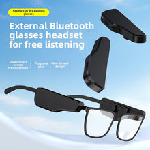 Load image into Gallery viewer, 5.3 Clip-On Glasses Bluetooth Headphones Outdoor Cycling Driving Wireless Bone Conduction Headphones Compatible with Various Frame
