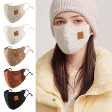 Load image into Gallery viewer, Autumn Winter Fleece-Lined Warm Face Mask 3D Slimming Fashionable Mask Windproof Cold-Proof Cycling Skiing Facemask
