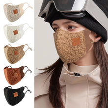 Load image into Gallery viewer, Autumn Winter Fleece-Lined Warm Face Mask 3D Slimming Fashionable Mask Windproof Cold-Proof Cycling Skiing Facemask
