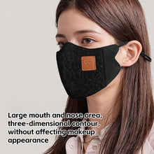 Load image into Gallery viewer, Autumn Winter Fleece-Lined Warm Face Mask 3D Slimming Fashionable Mask Windproof Cold-Proof Cycling Skiing Facemask
