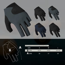 Load image into Gallery viewer, 1PC Professional 3-Finger Billiard Glove Magnetic Buckle Fixation Microfiber Anti-Slip Breathable Snooker Glove for Left Hand -XG92
