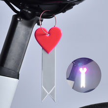Load image into Gallery viewer, 1PC Bike Saddle Reflective Hanging Ornament Night Riding High Brightness Safety Warning Streamer Cycling Decoration Accessories
