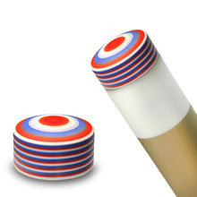 Load image into Gallery viewer, 1PC 14MM Professional Billiard Break Jump Cue Colorful Tip Durable and Wear-Resistant Crystal Multi-Layer Tip Billiard Accessories
