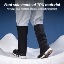 Load image into Gallery viewer, 1Pair Winter Outdoor Mountaineering Skiing Snow Cover Anti-Slip Waterproof Warmth Leg Protection Cover Skiing Equipment
