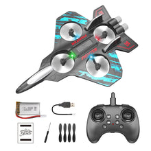 Load image into Gallery viewer, Rechargeable Remote Control Airplane Easy-to-Fly RC Aircraft Foam Glider Drone Quadrotor Model Outdoor Flying Toy Birthday Gift for Boys/Girls
