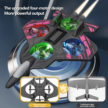 Load image into Gallery viewer, Rechargeable Remote Control Airplane Easy-to-Fly RC Aircraft Foam Glider Drone Quadrotor Model Outdoor Flying Toy Birthday Gift for Boys/Girls
