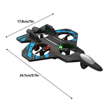Load image into Gallery viewer, Rechargeable Remote Control Airplane Easy-to-Fly RC Aircraft Foam Glider Drone Quadrotor Model Outdoor Flying Toy Birthday Gift for Boys/Girls
